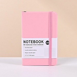 Блокнот "Classic" розовый, А6