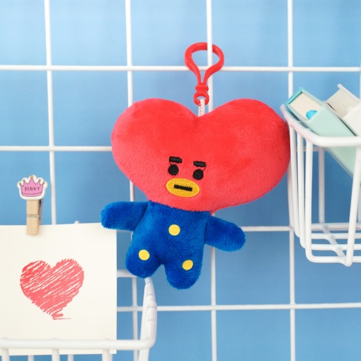 Мягкий брелок "BTS" 12 см