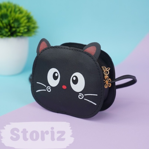 Сумочка через плечо "Котик" черный