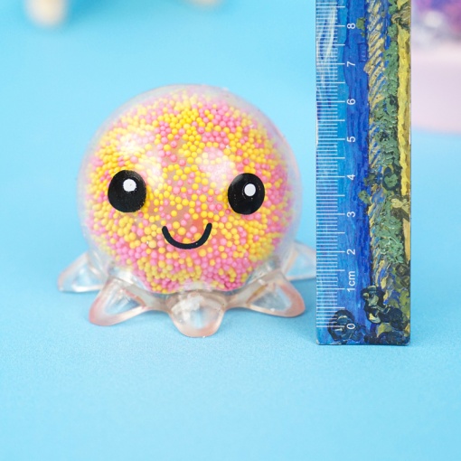 Игрушка-антистресс "Осьминожка" светящаяся