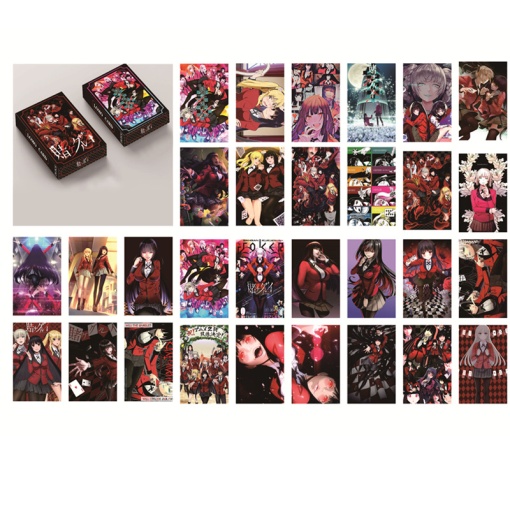 Набор картонных карточек "Kakegurui" 30шт.