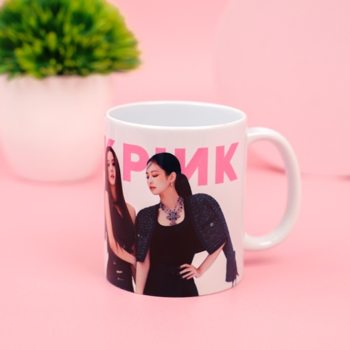 Кружка "K-pop" Black Pink №3, 300 мл оптом со склада!