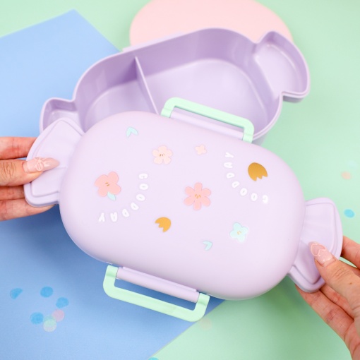 Ланчбокс "Конфета" фиолетовый оптом