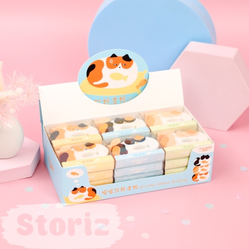 Стирательная резинка "Cat Cake Eraser" №2255, в ассортименте 1 шт.