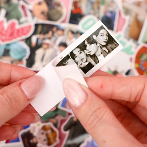 Наклейки для стикер бомбинга "K-Pop" BTS" (78 шт.)