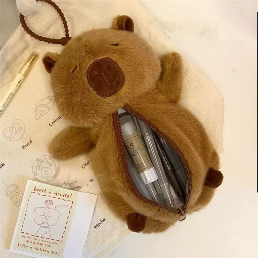 Пенал "Cute Capybara" коричневый