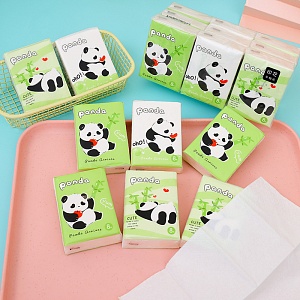 Набор салфеток бумажных "Cute panda" в ассортименте, 9уп