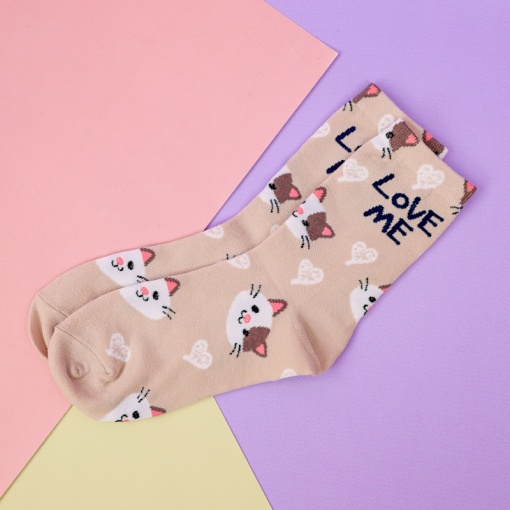 Носки "Love Me" cats, р.37-41