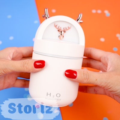 Мини-увлажнитель "Олень" белый (USB) оптом