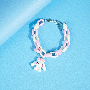 Браслет "Синнамон" розовый