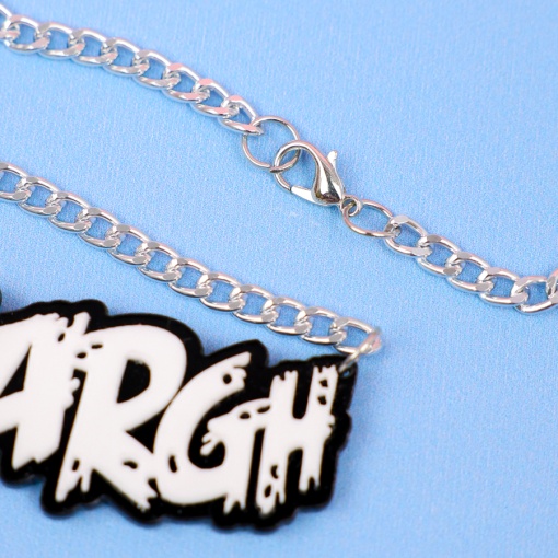 Подвеска на цепочке "Aaaah"