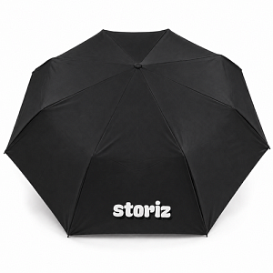 Зонт-автомат "Storiz" черный