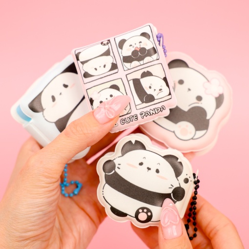 Набор мини-блокнотов "Милая Панда" 4шт (стикеры)