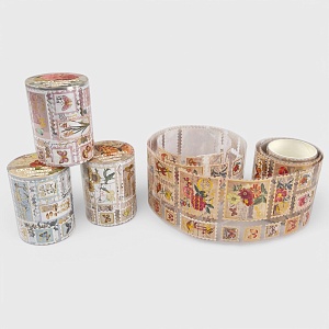 Набор наклеек в рулоне "Природа" в ассортименте 1шт