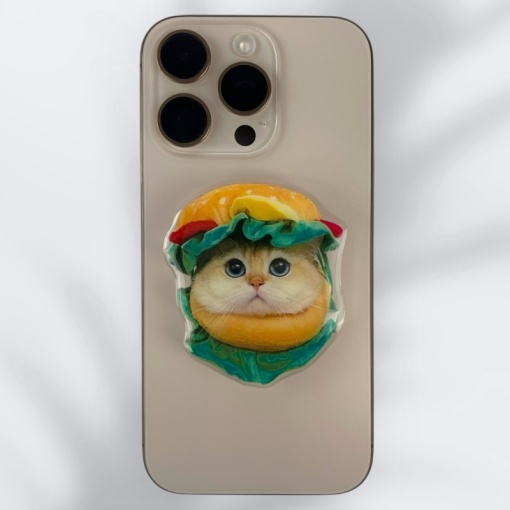 PopSocket "Котик" в гамбургере 