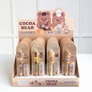 Набор карандашей "Cocoa Bear" №5208 в шоу-боксе, 24шт