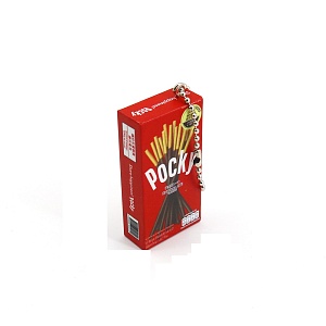 Брелок "Pocky" шоколад, красный