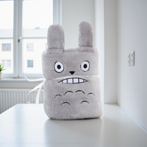 Изделие декоративное трикотажное "Plush" тоторо, серый