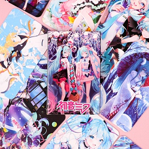 Набор картонных карточек "Miku" 30шт.