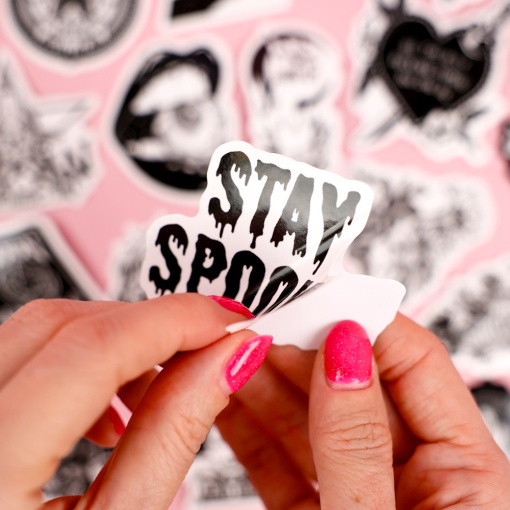 Наклейки для стикер бомбинга "Black&white" (50 шт.)