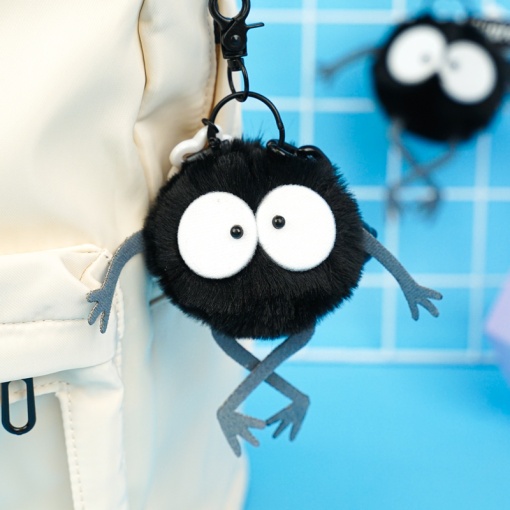 Мягкий брелок "Уголек" style four, 6.5 см