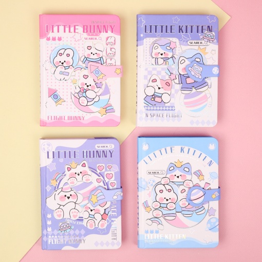 Блокнот "Животные в космосе" А6, №699604, в ассортименте 1 шт.