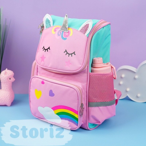 Рюкзак школьный "Cute unicorn" розовый