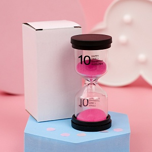 Песочные часы "Originals" розовый, 10 минут оптом