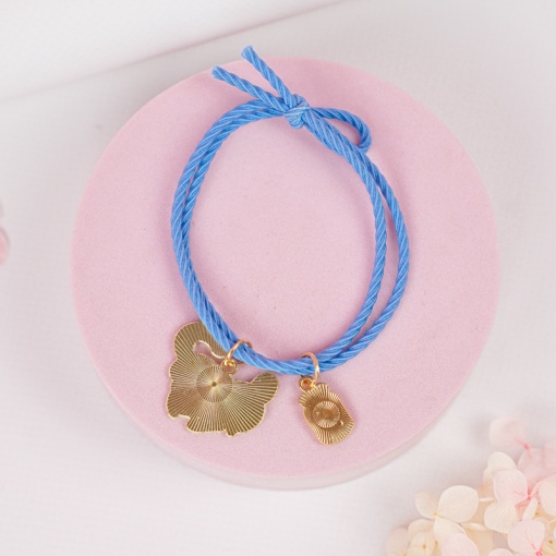 Браслет "Корица" голубой