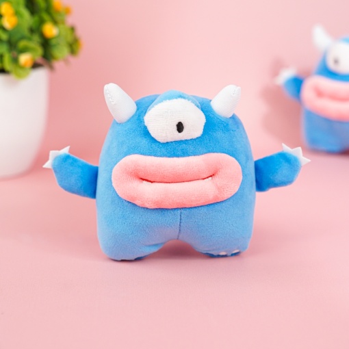 Мягкий брелок "Funny Animals" голубой, 14 см