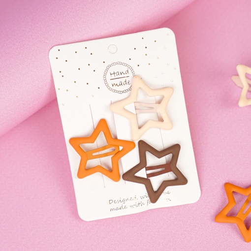 Набор заколок для волос "Geometry №2" звезды, 3 шт.