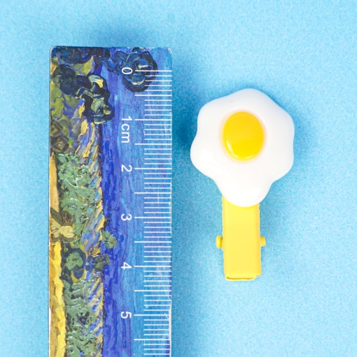 Заколка для волос "Яичница" B