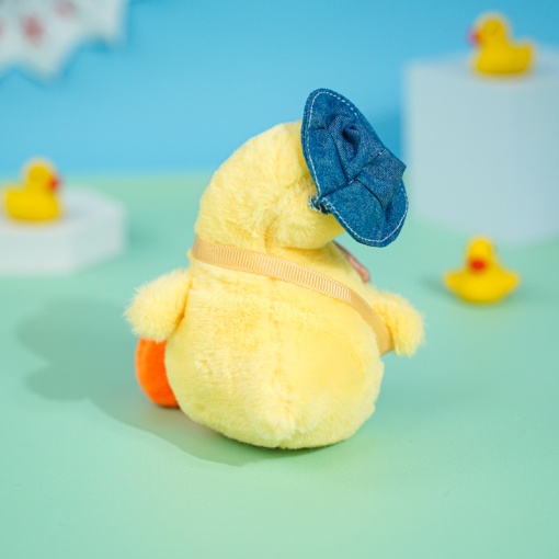 Мягкий брелок "Lovely Duck" желтый, 17 см