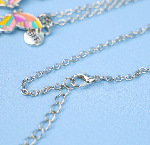 Кулон парный "Butterfly", цветной