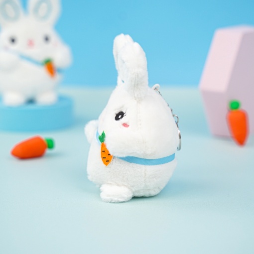 Мягкий брелок "Bunny" белый, 12 см