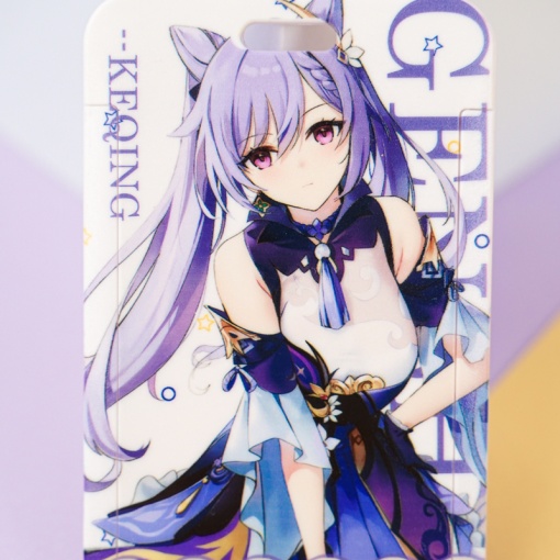 Чехол для карты "Genshin Impact" Keqing