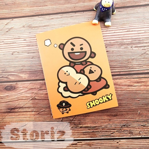 Блокнот "BTS" Shooky, 9.5x12.5 см
