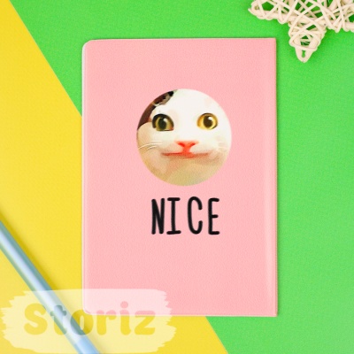 Обложка на паспорт "Nice cat" STORIZ