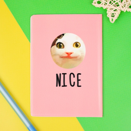 Обложка на паспорт "Nice cat" STORIZ