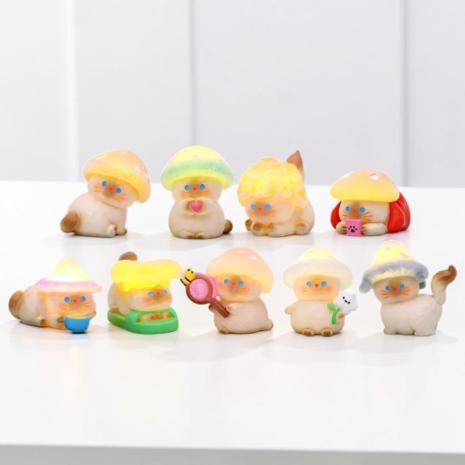 Набор фигурок "Surprise" Poison Mushroom №1040 с подсветкой, в шоу-боксе 8шт оптом