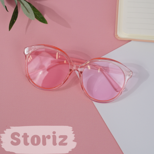 Солнцезащитные очки с чехлом "Color" pink