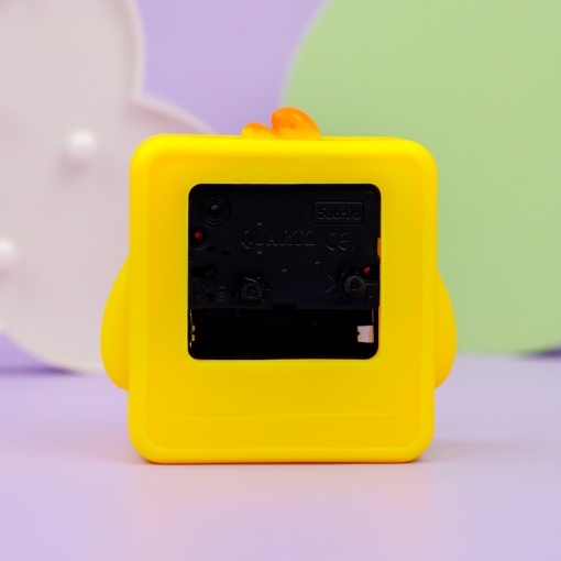 Часы "Будильник" Цыпленок, желтый оптом