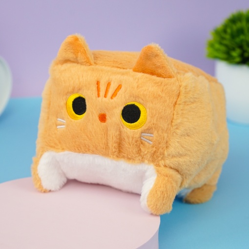 Мягкая игрушка "Котенок" рыжий, 15 см