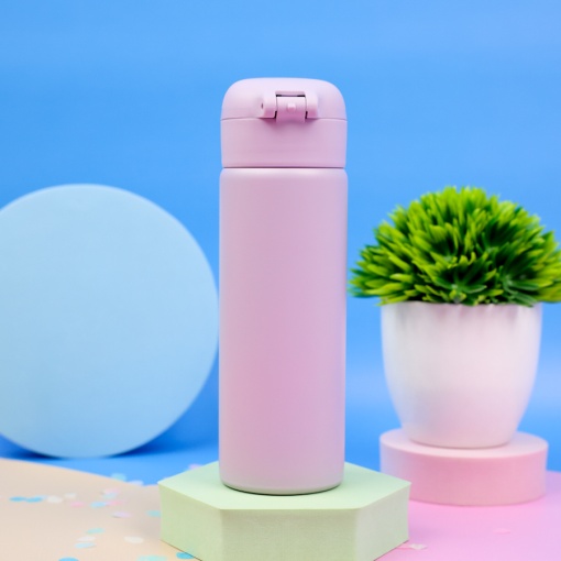 Термос "Have a funny" №6445 фиолетовый, 390 мл. оптом