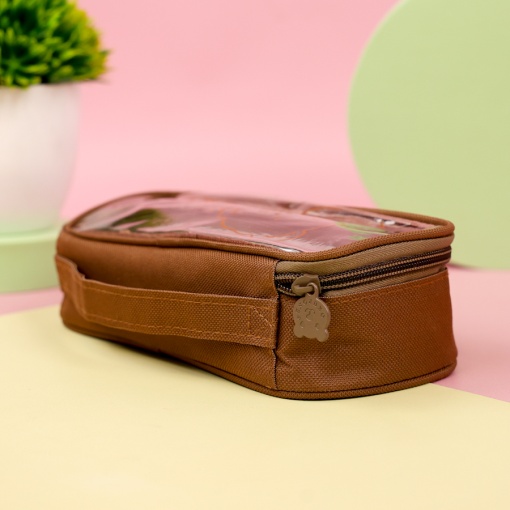 Пенал "Bear Unique" коричневый 