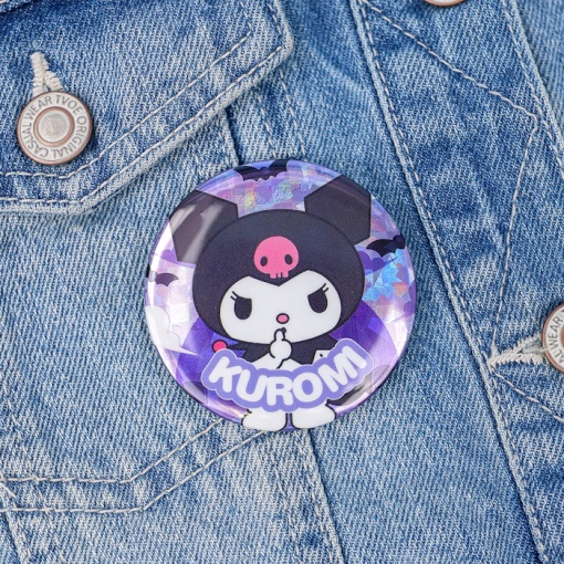 Набор круглых значков "Куро" 58 мм, 4шт