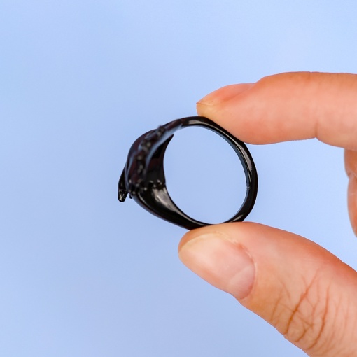 Кольцо "Черный летающий Дракон"