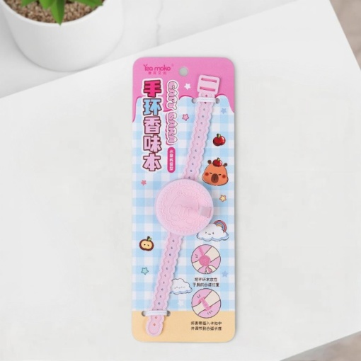 Блокнот-браслет "Yea moko" капибара №9326, розовый