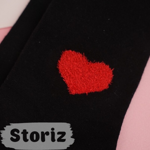 Гольфы "Heart" черный