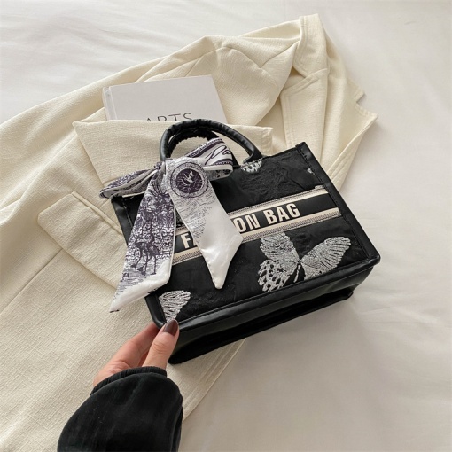 Сумочка "Fashion bag" бабочки, черный